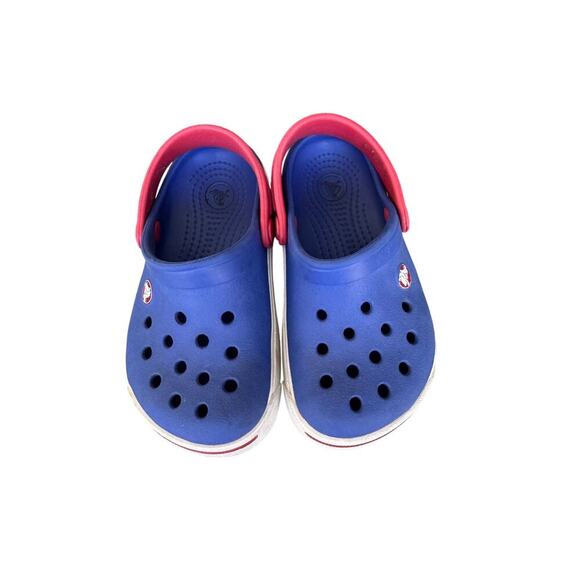 Crocs, Blue & Red Kids/Toddler shoes, size 6/7 - Picture 1 of 9